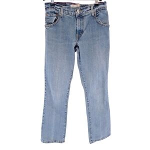 VTG Y2K Levi's 550 Womens 4M Relaxed Fit Bootcut Stretch Denim‎ Jeans Bootcut